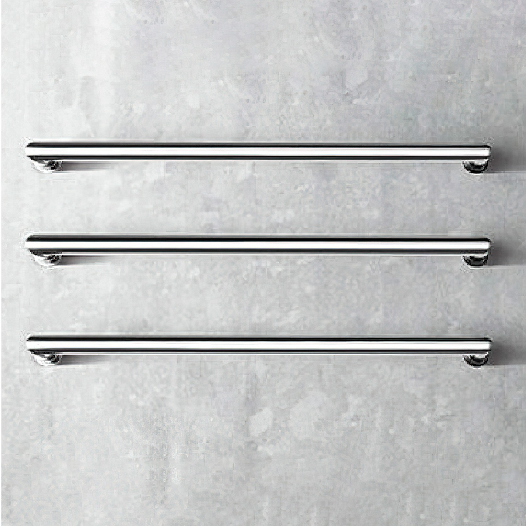 Horizontal Round Heated Towel Rail gallery detail image