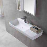 Nicolo Composite Stone Wall-mounted Basin 1200 gallery detail image