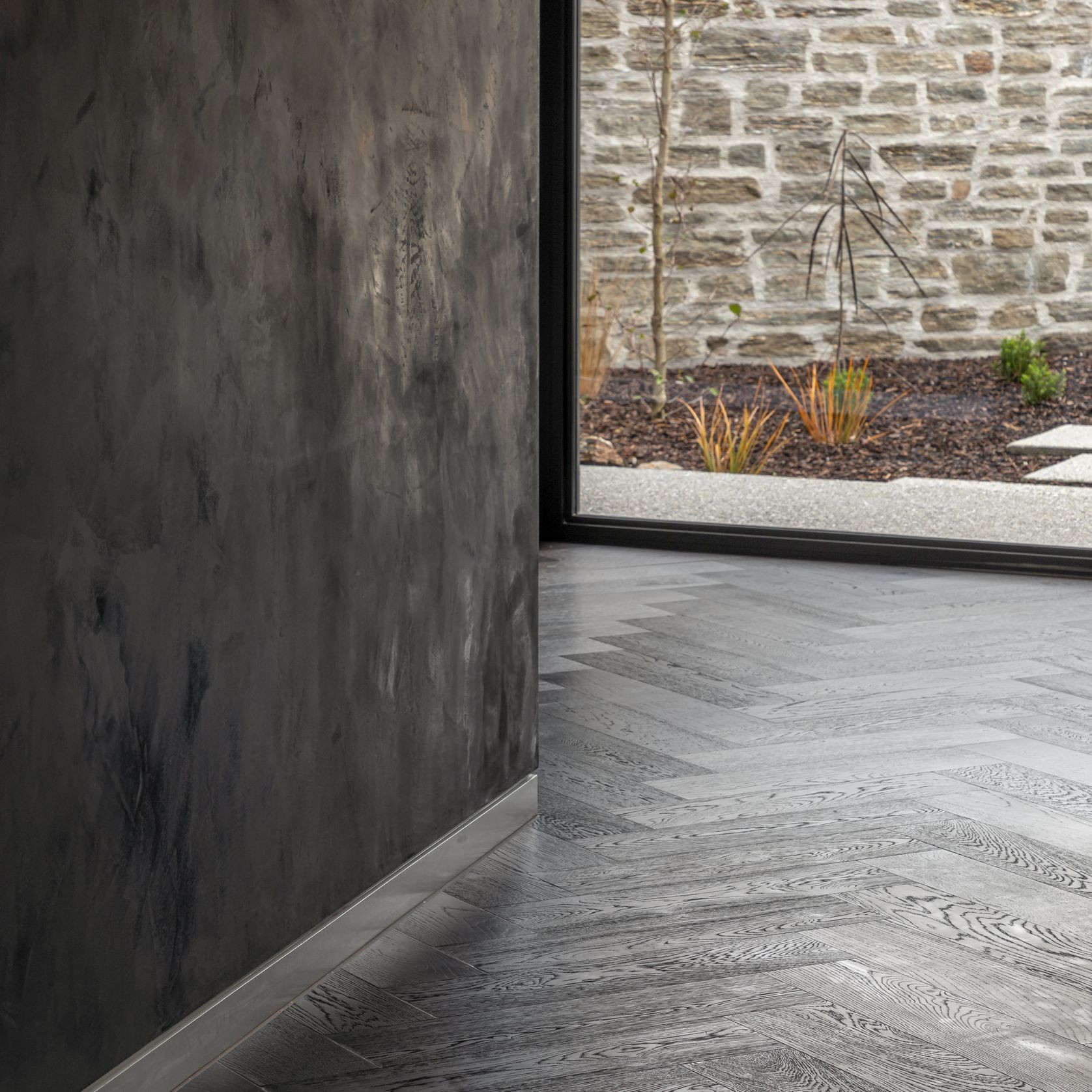 Slate Grey | Genuine Oak Parquet Engineered Flooring gallery detail image
