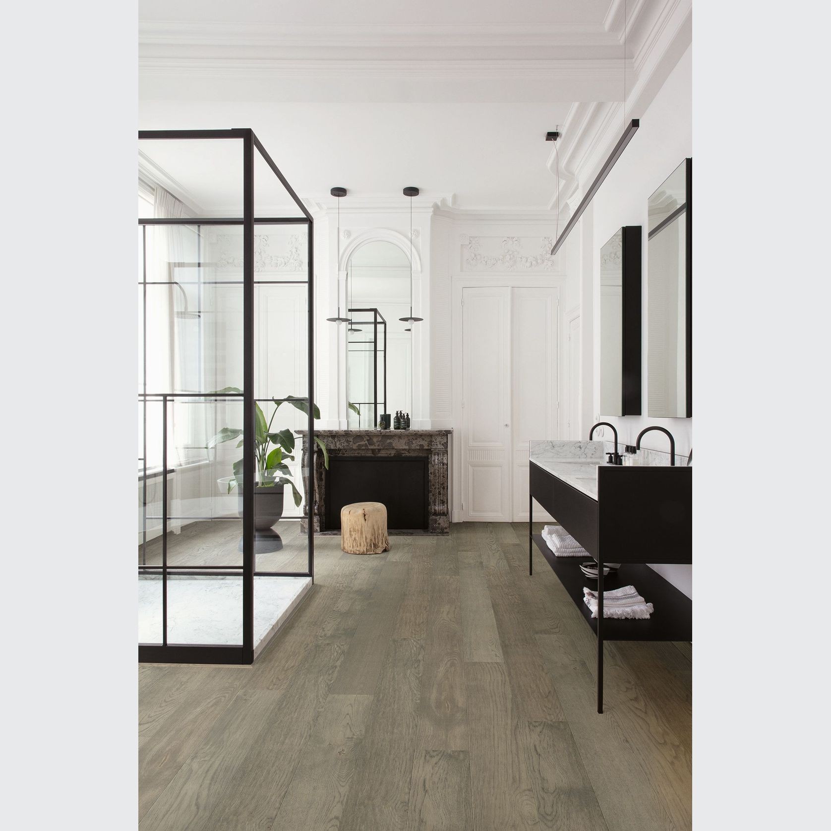 Quick-Step Amato Slate Grey Oak Extra Matt Timber Flooring gallery detail image