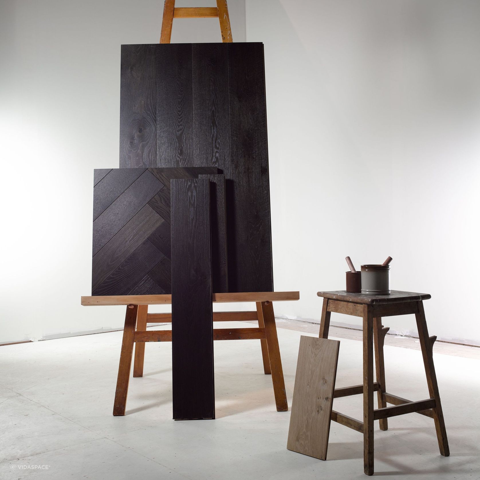 Obsidian VidaPlank Oak Timber Flooring gallery detail image
