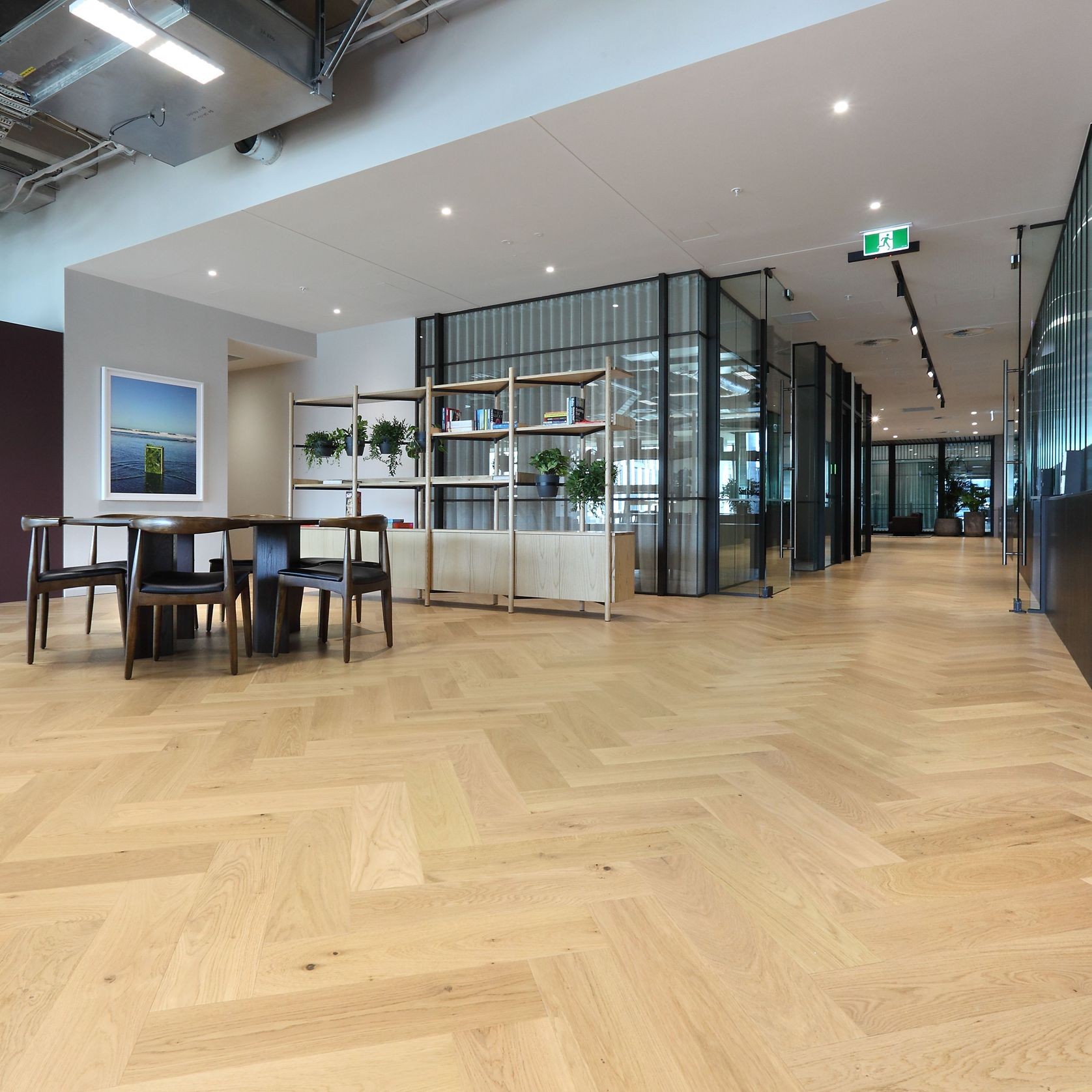 Natural Clear | Genuine Oak Parquet Engineered Flooring gallery detail image