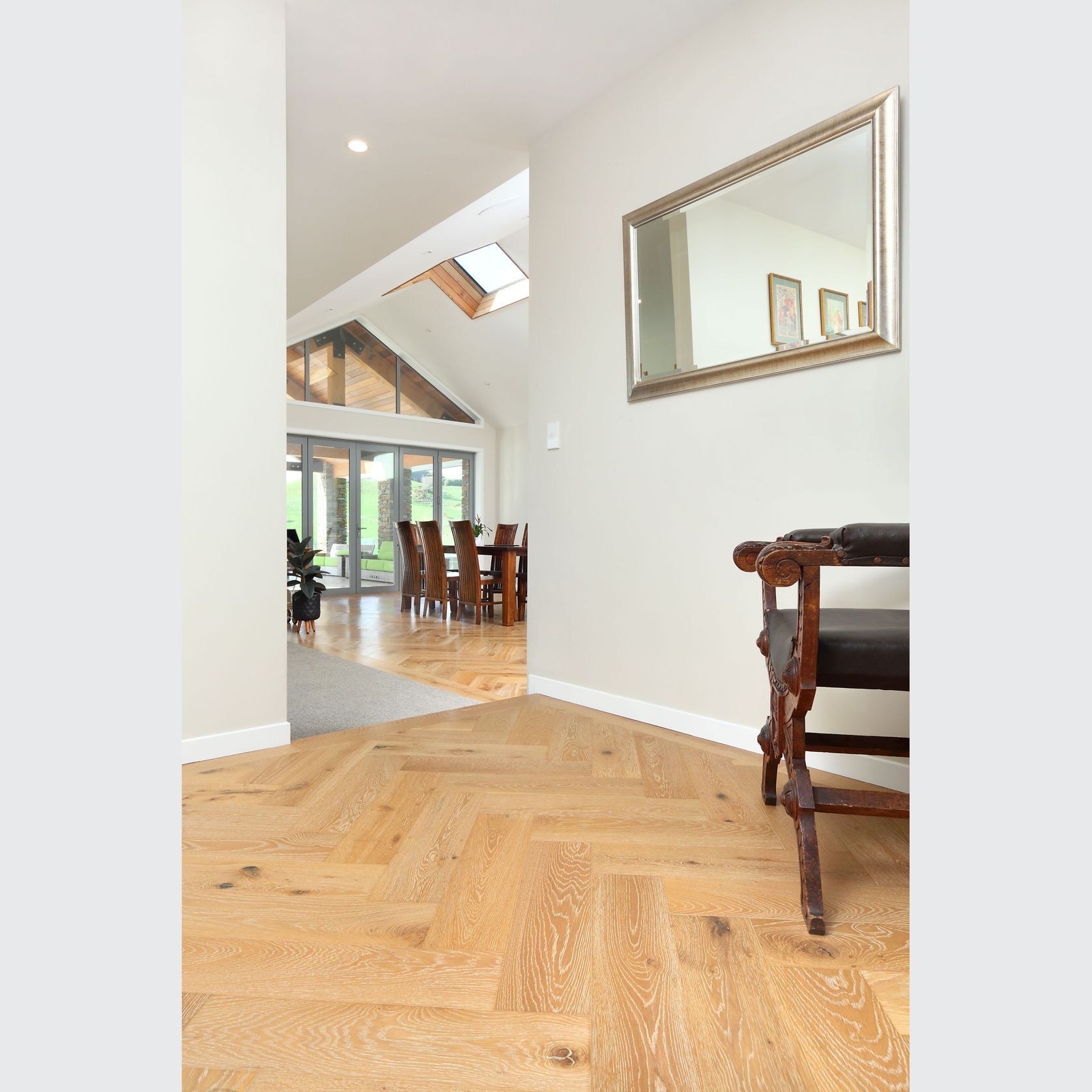 Smouldered | Genuine Oak Parquet Engineered Flooring gallery detail image