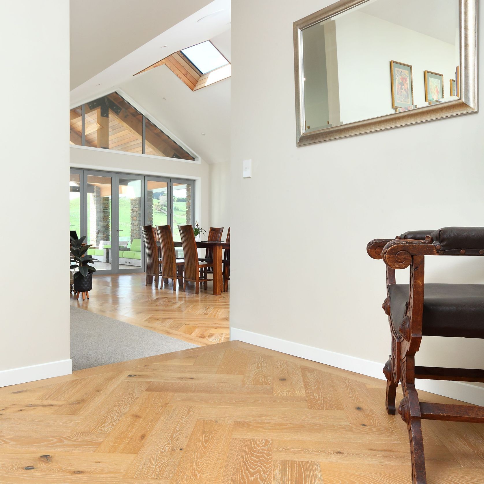 Smouldered | Genuine Oak Parquet Engineered Flooring gallery detail image