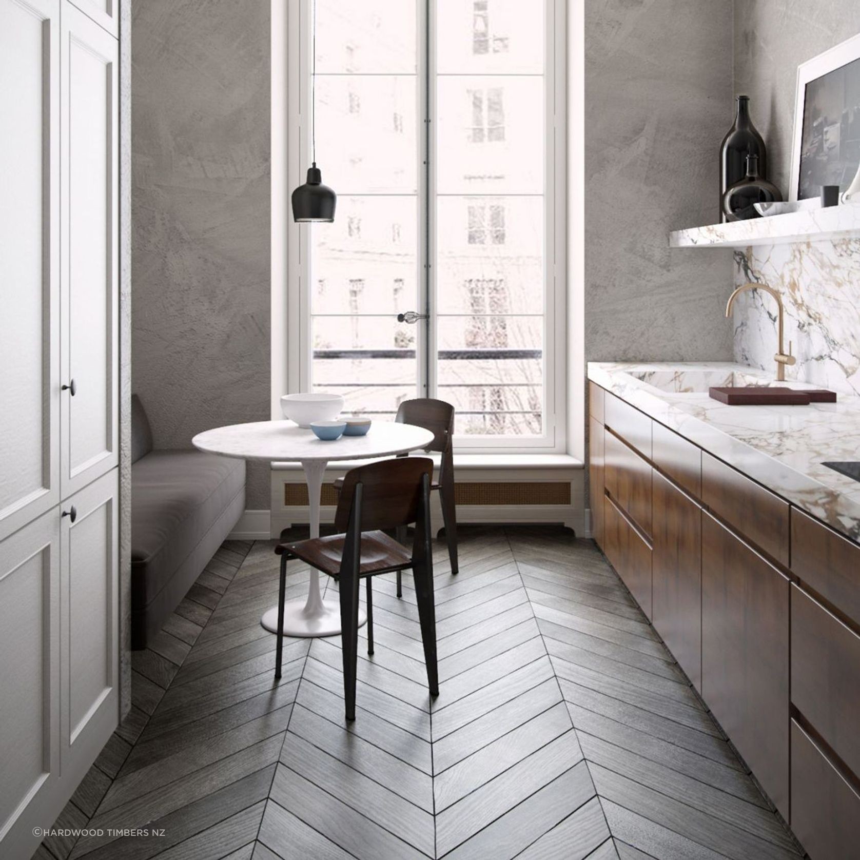 Vintage French Oak Flooring - Chateau Range gallery detail image