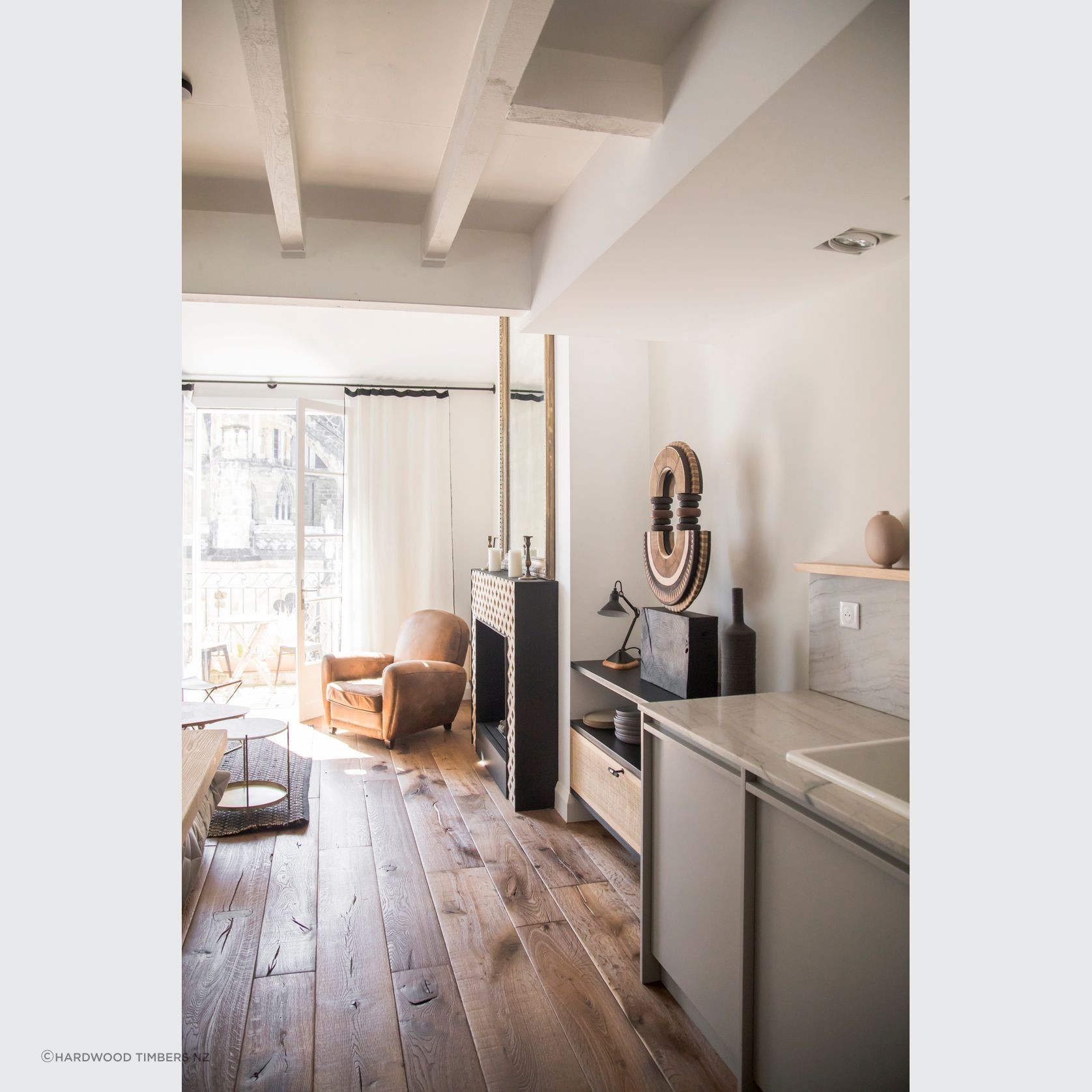 Vintage French Oak Flooring - Old Factory Range gallery detail image