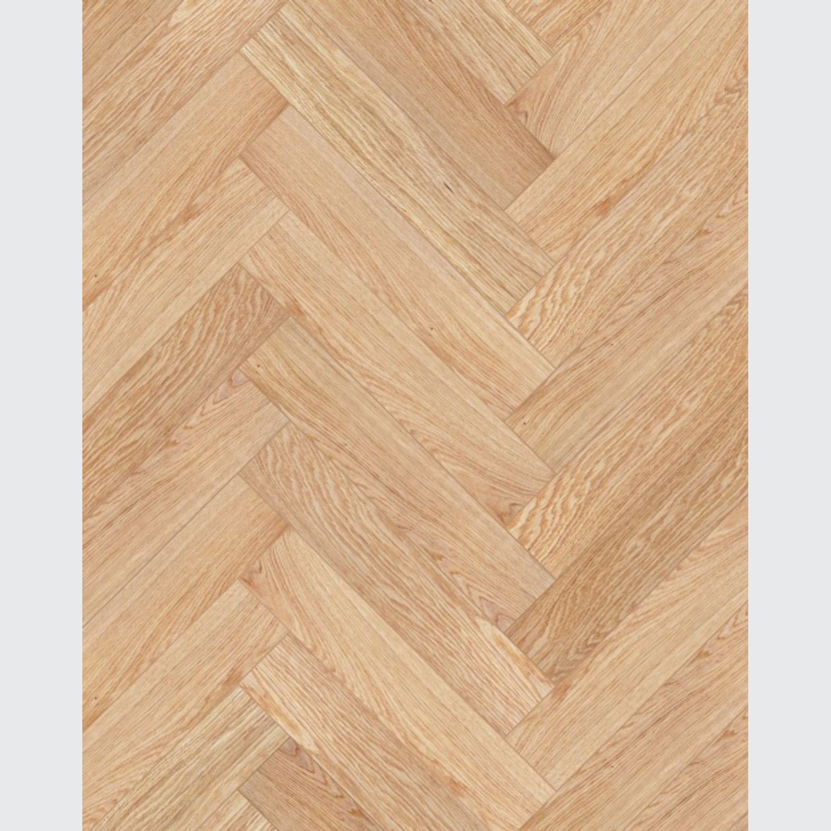 Smartfloor Natural Oak Herringbone Flooring gallery detail image