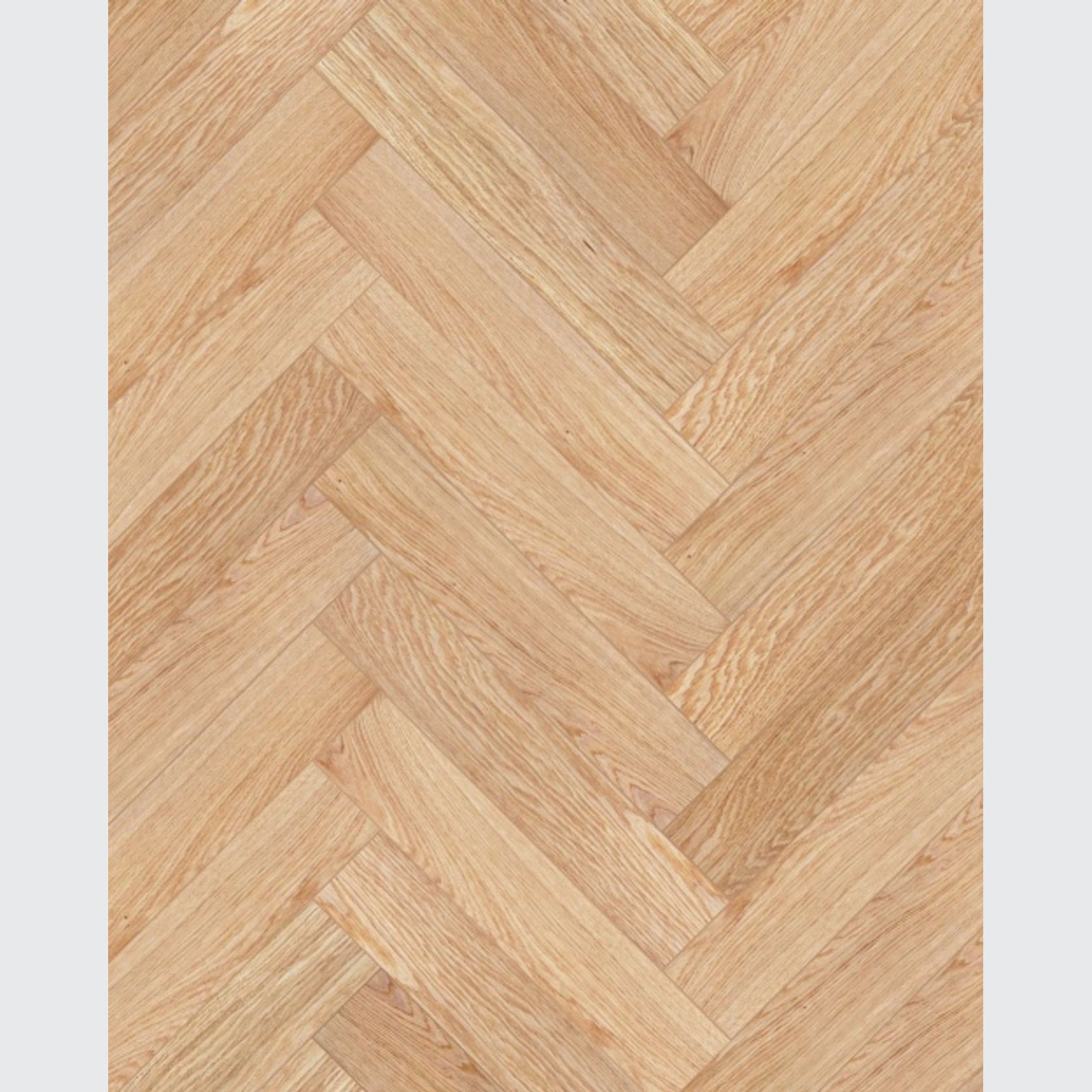 Smartfloor Natural Oak Herringbone Flooring gallery detail image