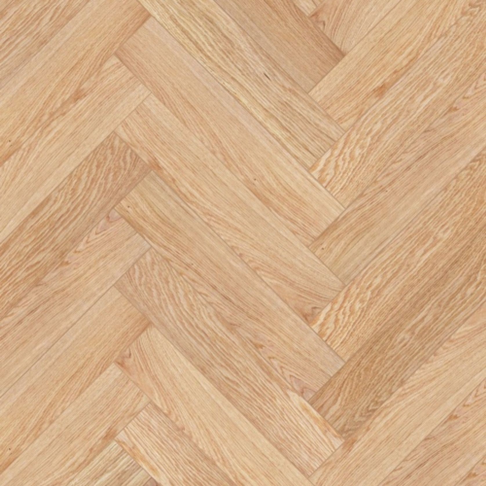 Smartfloor Natural Oak Herringbone Flooring gallery detail image