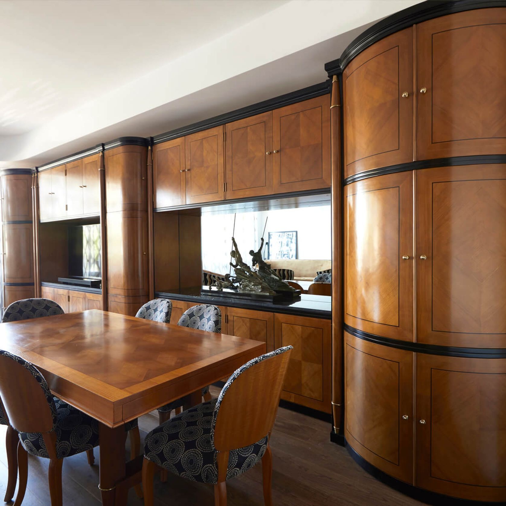 Art Deco Curved Door Wall Unit gallery detail image