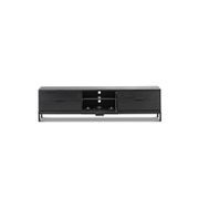 Macy Oak Entertainment Unit | Black gallery detail image