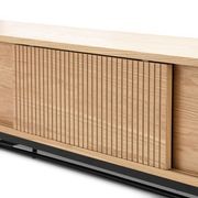 Arae 3 Door TV Entertainment Unit | 210cm | Natural Oak gallery detail image