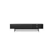 Arae 3 Door TV Entertainment Unit | 210cm | Black gallery detail image