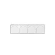 Aurora 4 Door Arch TV Entertainment Unit | White Oak gallery detail image