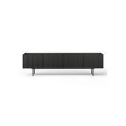Linea 200cm TV Entertainment Unit | Black Oak gallery detail image