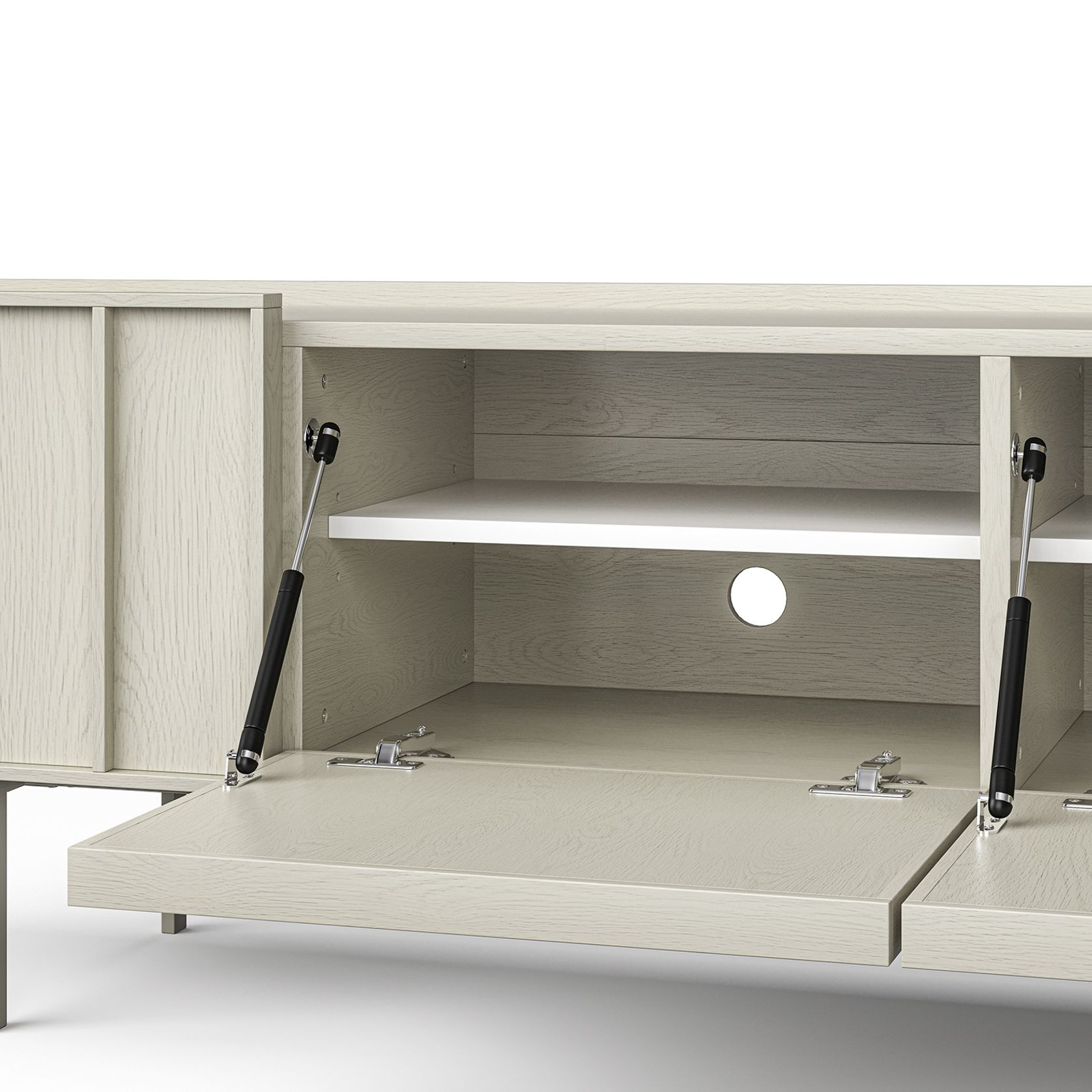 Linea 200cm TV Entertainment Unit | Putty gallery detail image