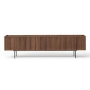 Linea 200cm TV Entertainment Unit | Light Walnut gallery detail image