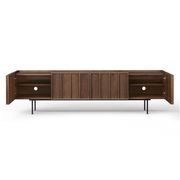 Linea 200cm TV Entertainment Unit | Light Walnut gallery detail image