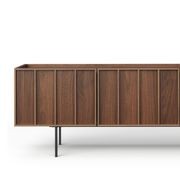 Linea 200cm TV Entertainment Unit | Light Walnut gallery detail image