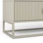 Braxton Ripple Slatted TV Entertainment Unit | 180cm | Putty gallery detail image
