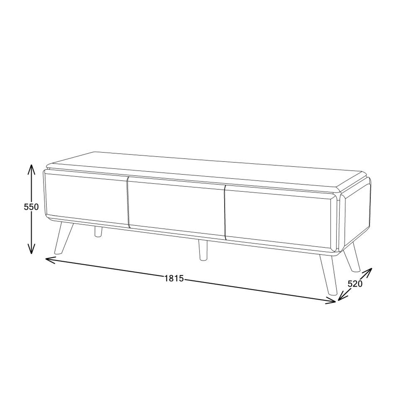Casa Hardwood TV Entertainment Unit | Natural gallery detail image