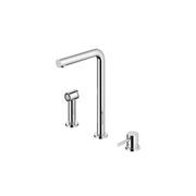 Buddy 3 Hole Kitchen Mixer With Rinse Spray gallery detail image