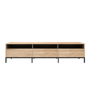 Ethnicraft | Oak Ligna TV Cupboard Black Frame gallery detail image