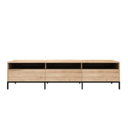 Ethnicraft | Oak Ligna TV Cupboard Black Frame gallery detail image