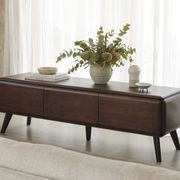 Casa Hardwood TV Entertainment Unit | Arabica Walnut gallery detail image