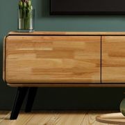 Casa Hardwood TV Entertainment Unit | Natural gallery detail image