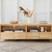 Coco Hardwood Entertainment Unit | TV Unit | Natural gallery detail image