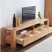 Cuba Solid Oak Entertainment Unit gallery detail image