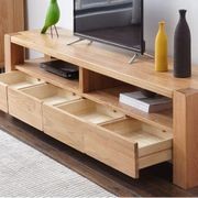 Cuba Solid Oak Entertainment Unit gallery detail image