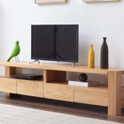 Cuba Solid Oak Entertainment Unit gallery detail image