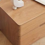 Manchester Natural Solid Oak large TV Unit gallery detail image