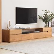 Manchester Natural Solid Oak large TV Unit gallery detail image