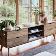 Paris Hardwood TV Unit | Entertainment Unit | Walnut gallery detail image