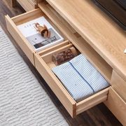 Seattle Natural Solid Oak Entertainment Unit gallery detail image