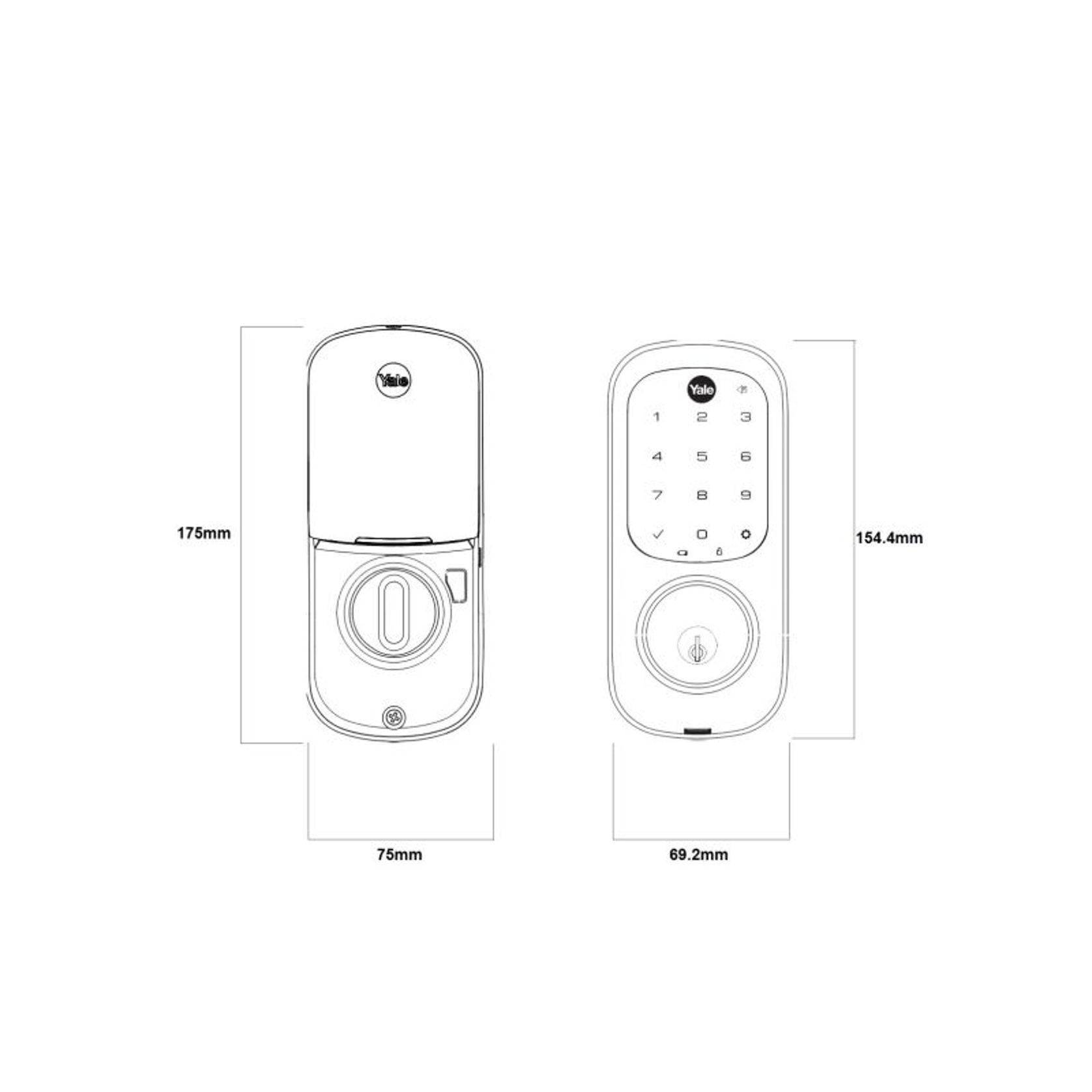 Yale Assure Lock Deadbolt Keyed gallery detail image