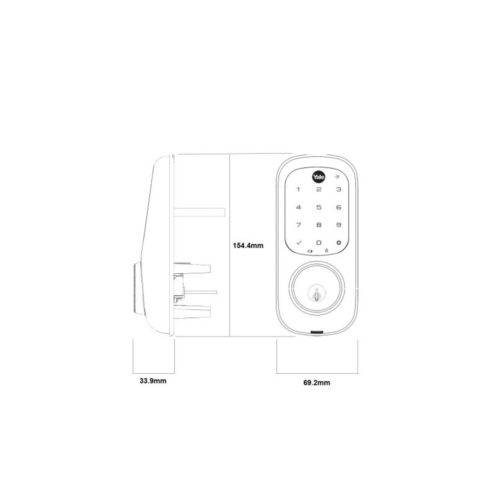 Yale Assure Lock Deadbolt Keyed gallery detail image