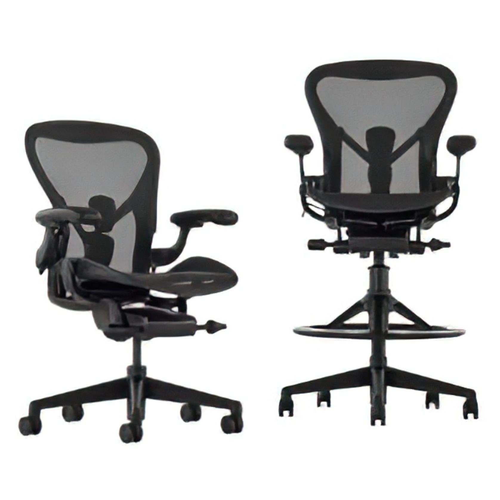 Aeron Onyx Office Chair by Herman Miller gallery detail image