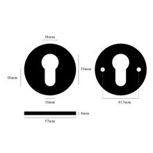 Buster and Punch Escutcheon Plate Euro Profile gallery detail image