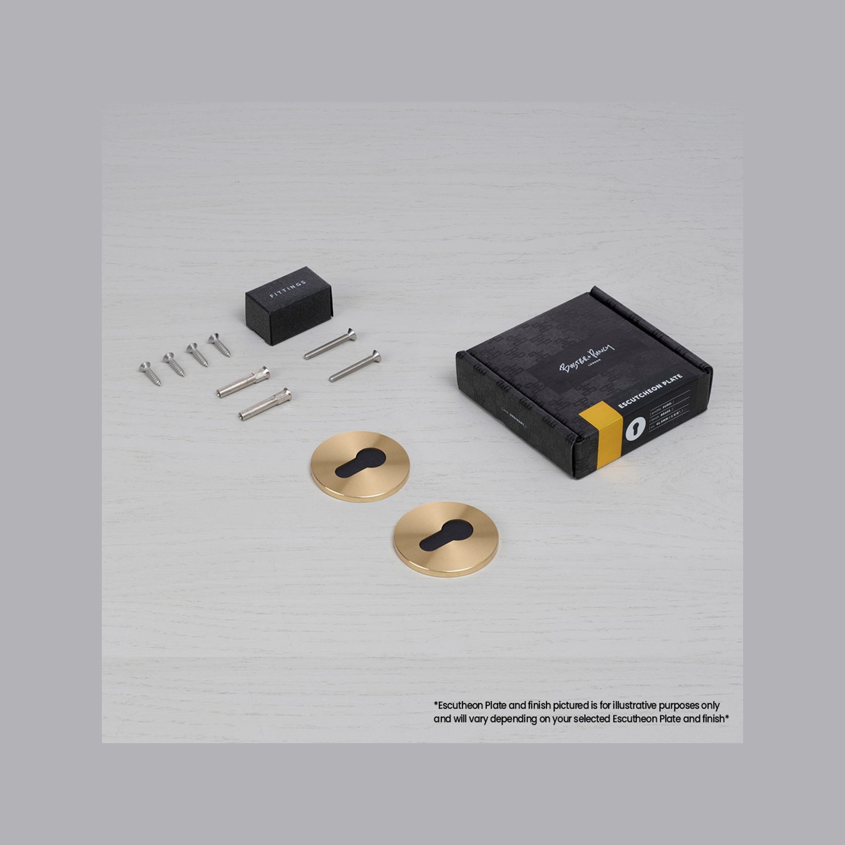 Buster and Punch Escutcheon Plate Euro Profile gallery detail image