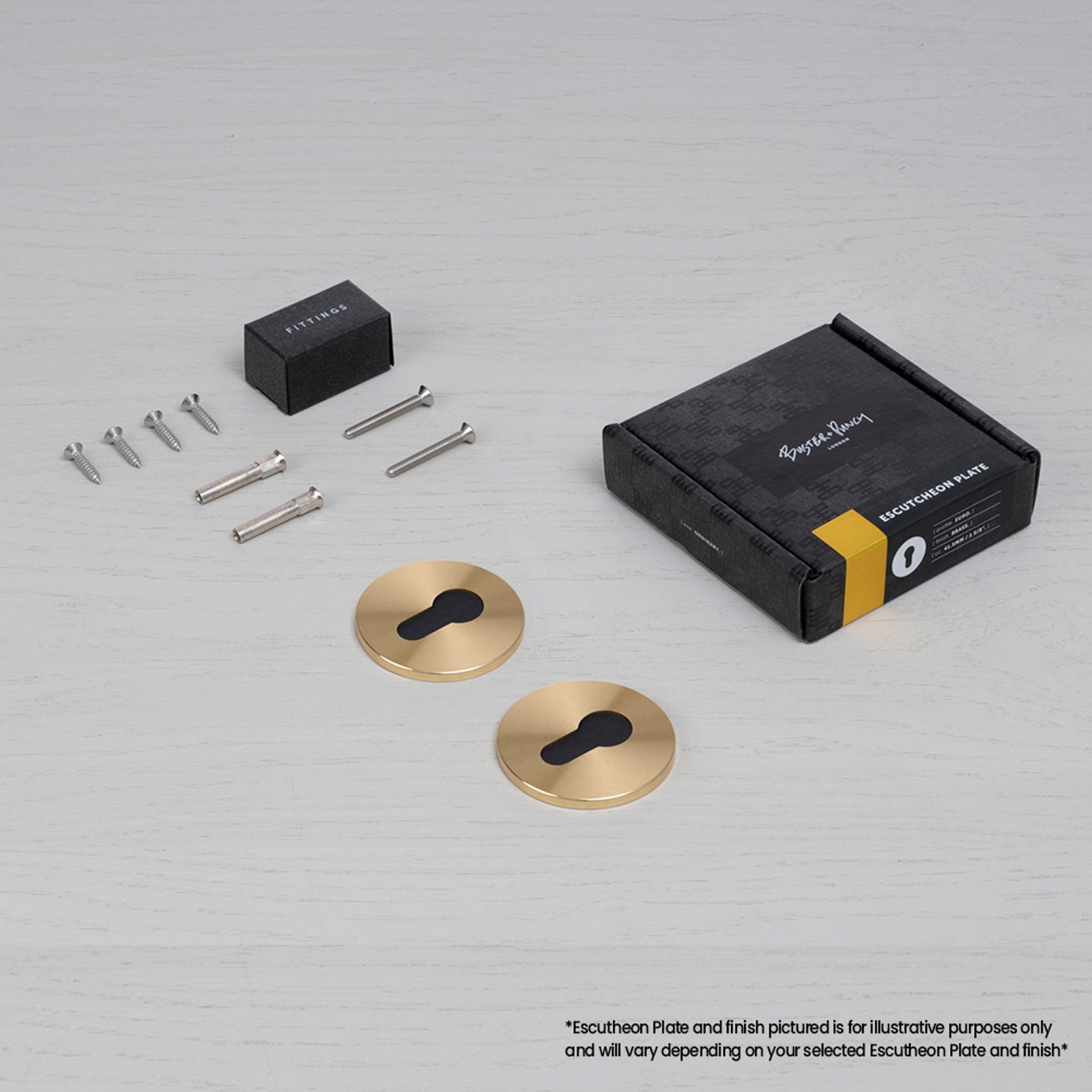Buster and Punch Escutcheon Plate Euro Profile gallery detail image