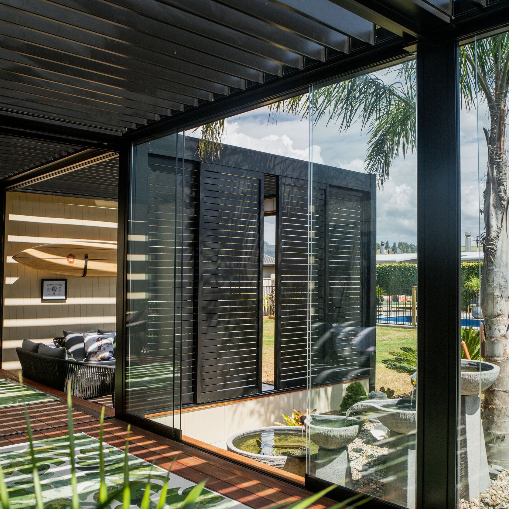 Louvrelite® 88 Sliding Shade System gallery detail image