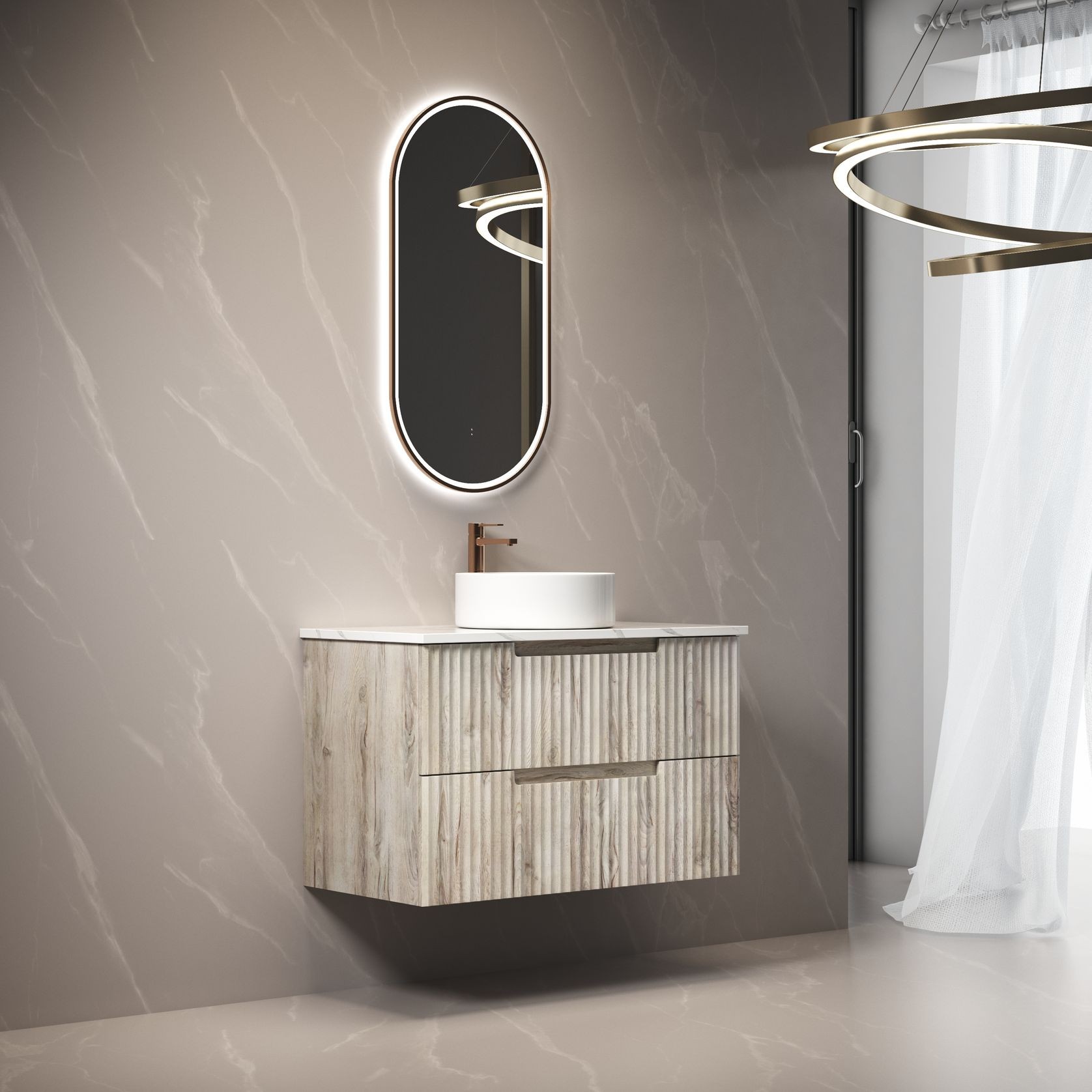 Aulic Beau Monde LED Mirror gallery detail image