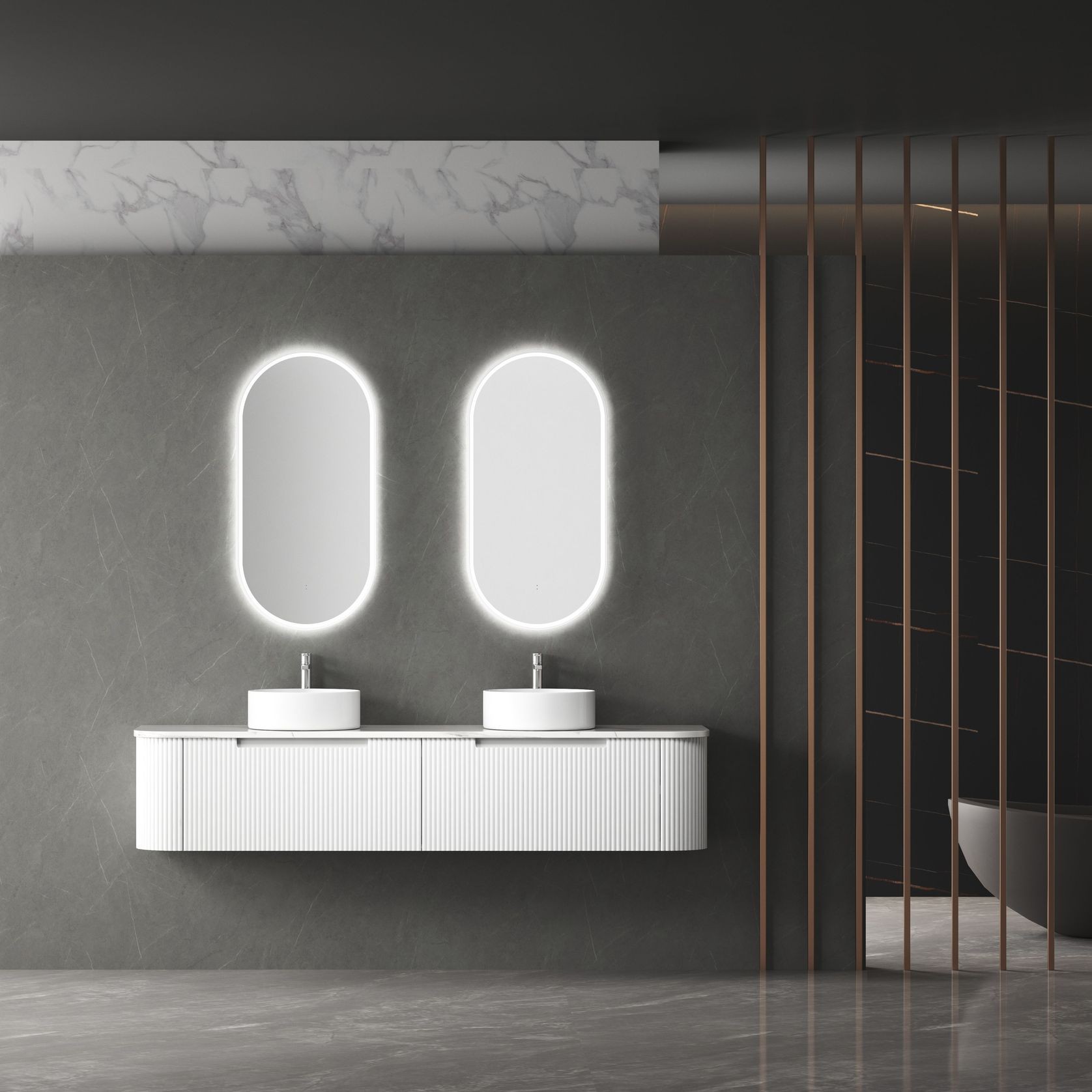 Aulic Beau Monde LED Mirror gallery detail image