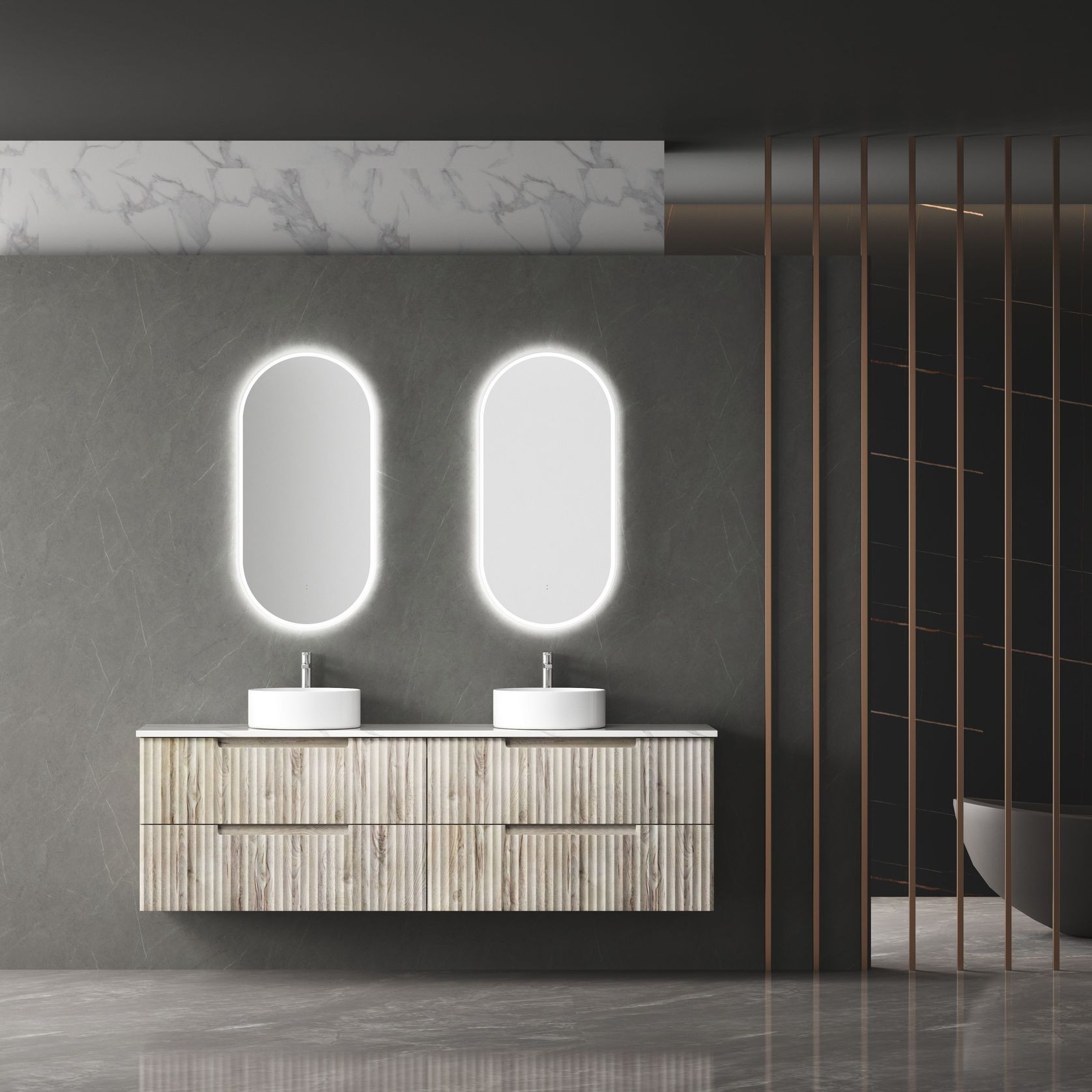 Aulic Beau Monde LED Mirror gallery detail image
