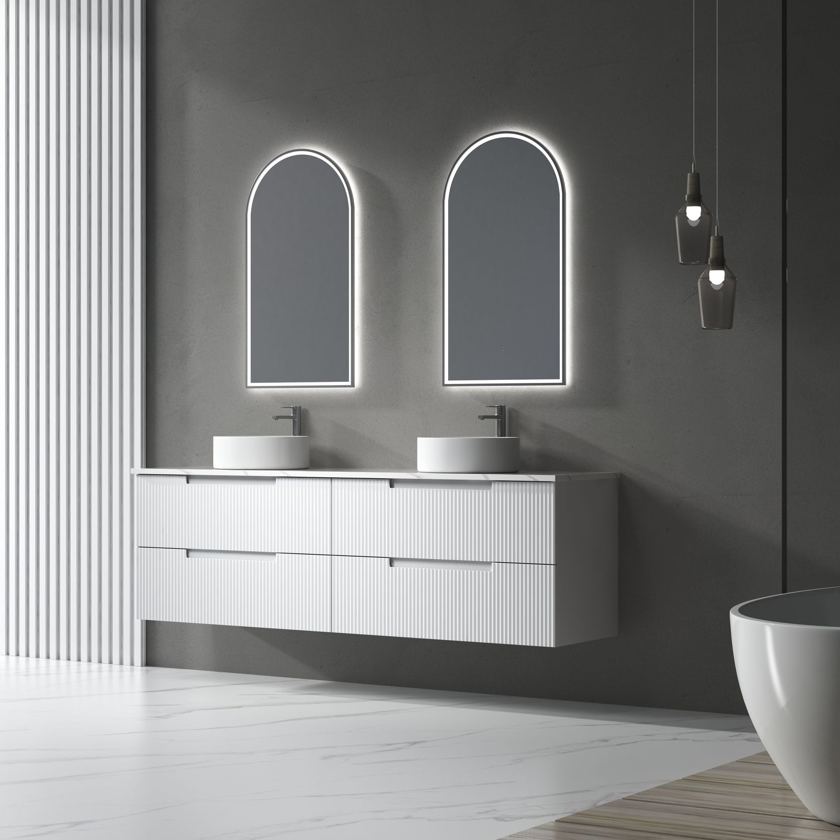 Aulic Canterbury LED Mirror gallery detail image