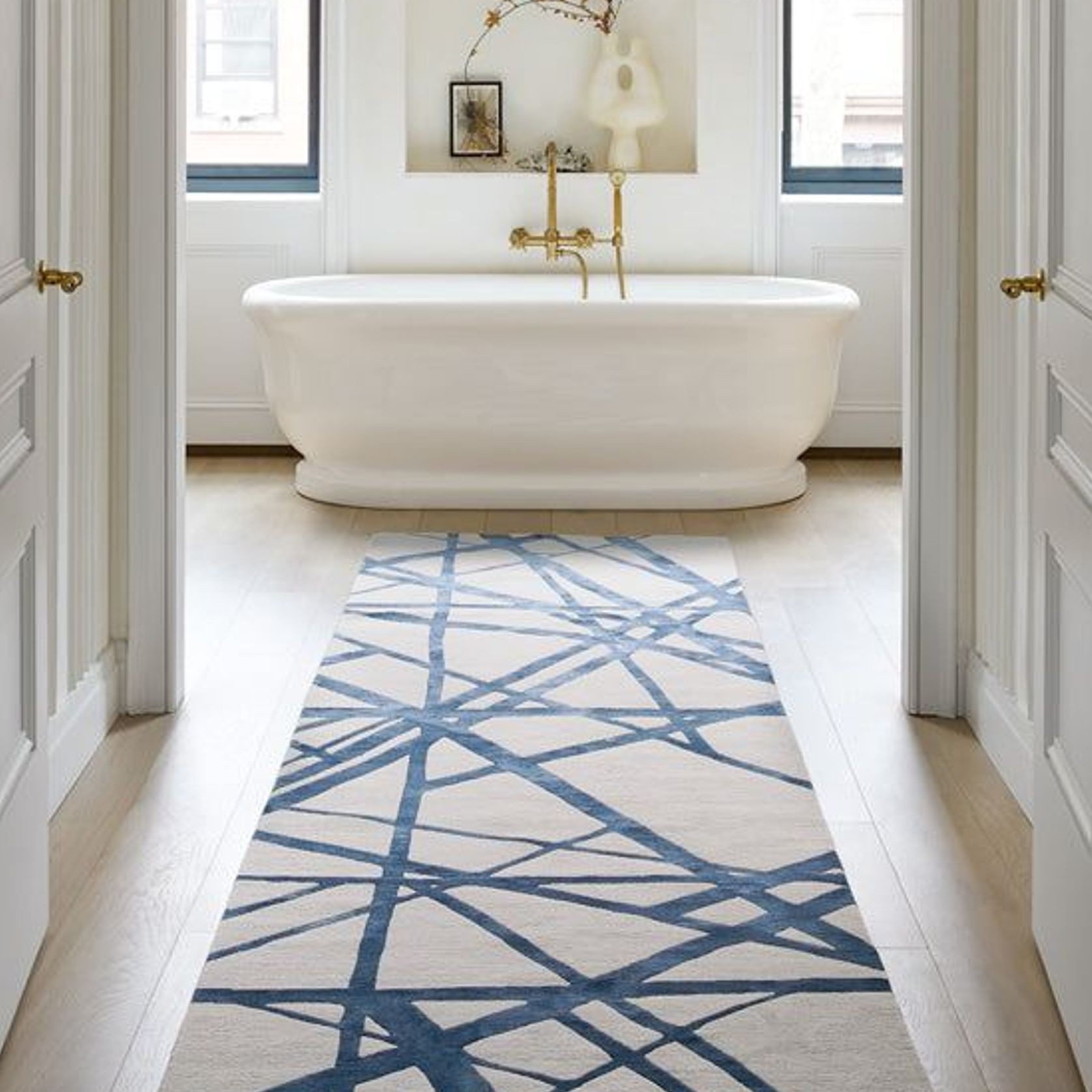 The Rug Company | Channels Indigo by Kelly Wearstler gallery detail image